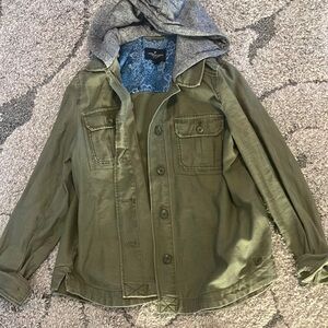 American Eagle Outfitters Green Military Field Jacket